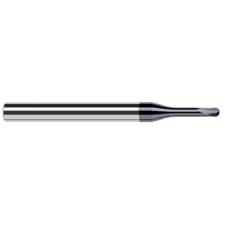 End Mill For Hardened Steels - Finishers - Ball, 0.0600, Shank Dia.: 1/4